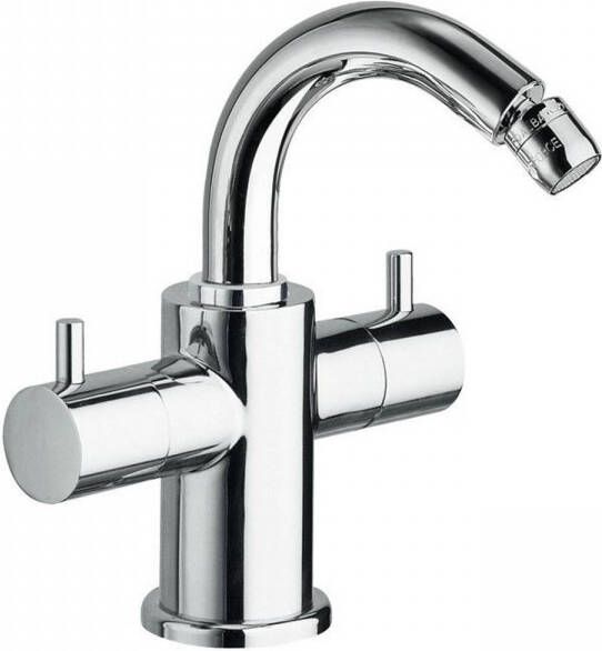 Reitano Rubinetteria Airtech Bidet mengkraan zonder clickwaste chroom