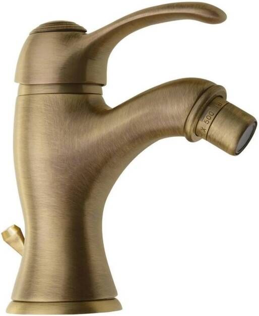 Sapho Bidetmengkraan Kirké 1-hendel Gebogen 16.6 cm Brons (incl. clickwaste)