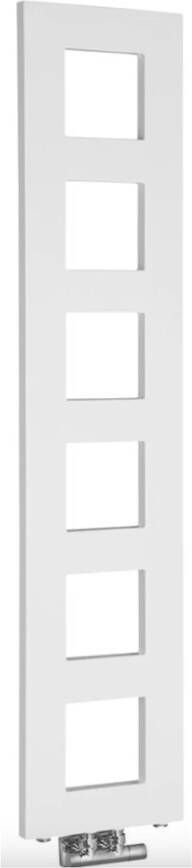 Sapho Designradiator Block 28x133 cm Mat Wit - Foto 1