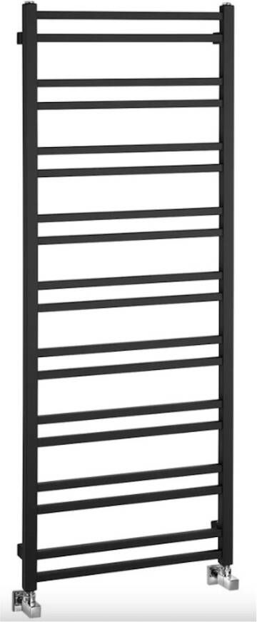 Sapho Designradiator Metro Dos 55x143 cm Mat Zwart