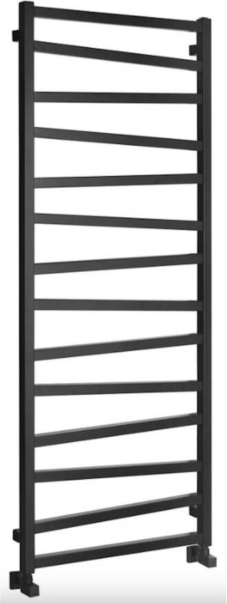 Sapho Designradiator Zig Recht 60x157 2 cm 709W Mat Zwart