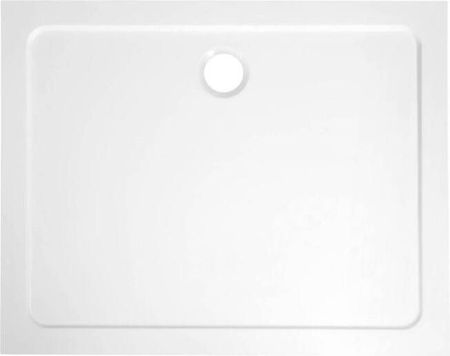 Sapho Douchebak Gegoten Marmer Aqualine 120x90x3 cm Rechthoek Wit