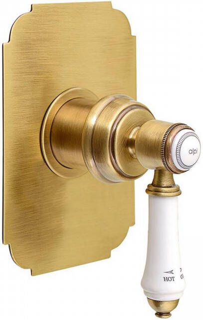 Sapho Douchekraan Inbouw Vienna Mengkraan Afbouwdeel 1-weg Brons (incl. inbouwdeel)