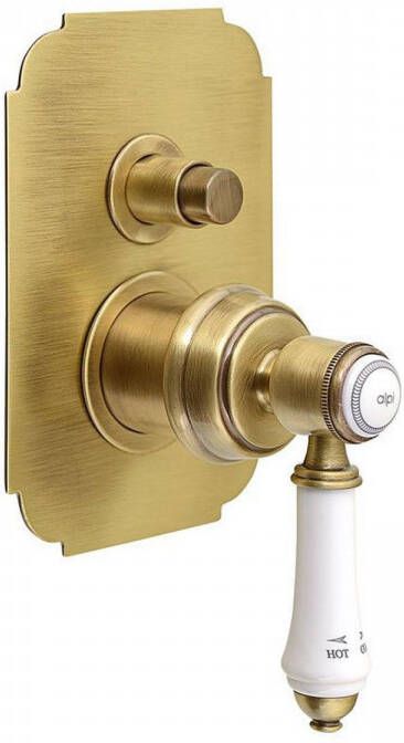 Sapho Douchekraan Inbouw Vienna Mengkraan Afbouwdeel 2-weg Brons (incl. inbouwdeel)