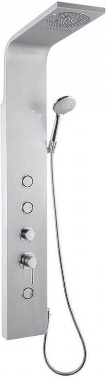 Sapho Douchepaneel Tusa 140 cm met Mengkraan Aluminium