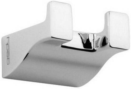 Sapho Dubbele Handdoekhaak Glamour 4.2x2.6 cm Chroom