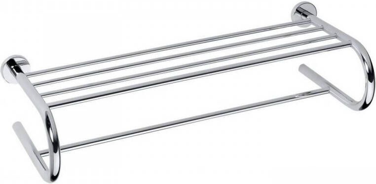Sapho X-Round E Handdoekhouder badkamer met opbergrek RR 655mm chroom