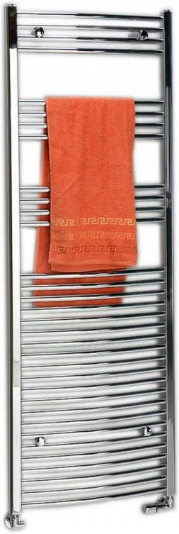 Sapho Handdoekradiator Alya Gebogen 60x111.8 cm 475W Chroom