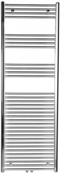 Aqualine Alya handdoekradiator chroom 60x112cm 364W middenaansluiting