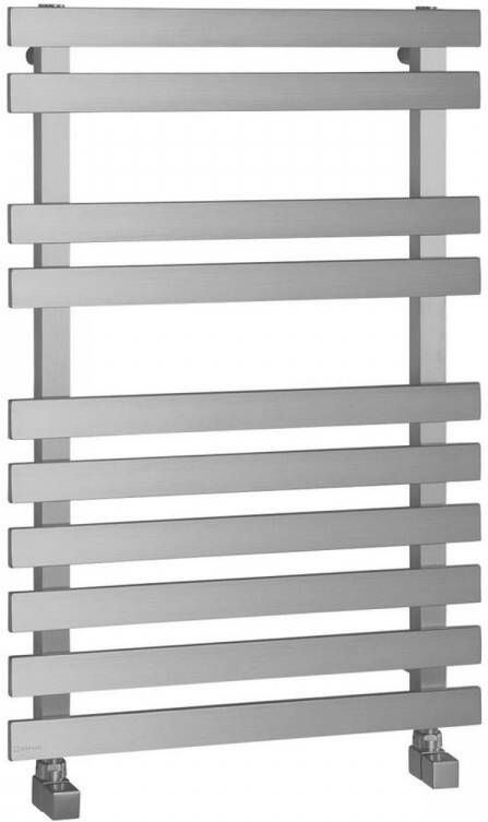 Sapho Truva Handdoekradiator badkamer 50x75 cm geborsteld RVS 247W