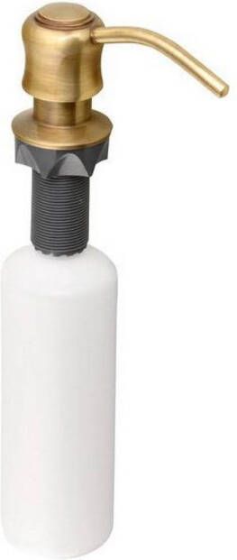 Sapho Inbouwzeepdispenser Traditioneel Kunststof Fles 350 ML Brons