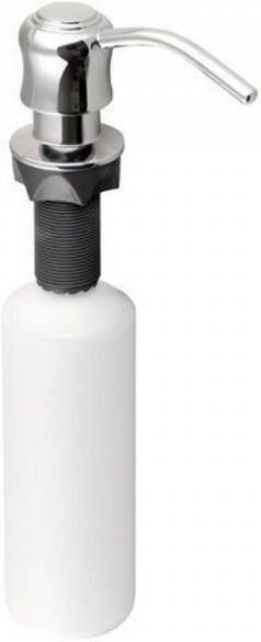Sapho Inbouwzeepdispenser Traditioneel Kunststof Fles 350 ML Chroom