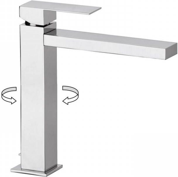 Sapho Keukenmengkraan Latus 1-hendel Recht 23.5 cm Chroom