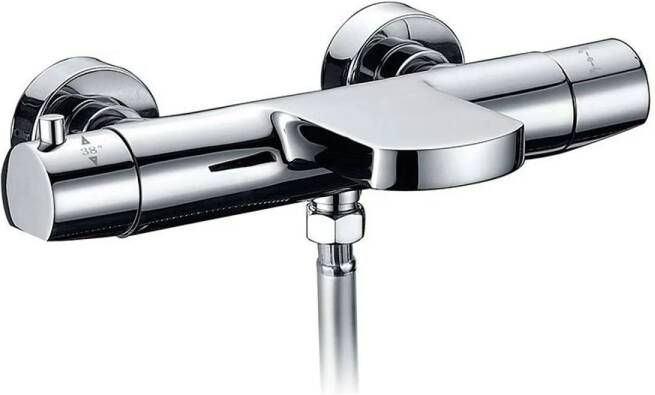 Sapho Opbouw Badkraan Kimura Thermostaatkraan 2-knop 16.4 cm Chroom