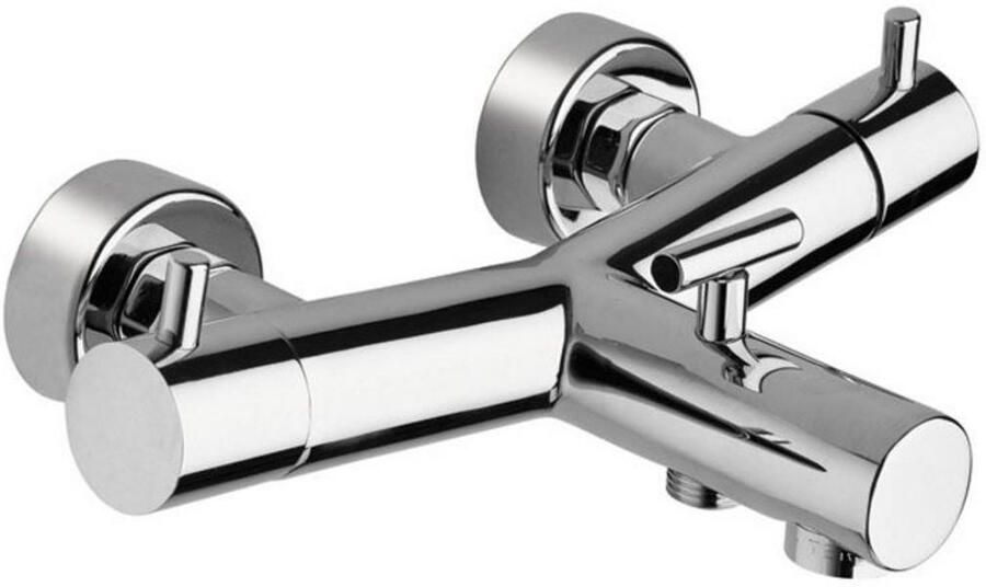 Sapho Badkraan Opbouw Airtech Mengkraan 2-knop 16.5 cm Chroom