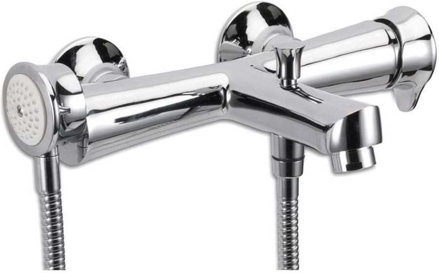 Sapho Badkraan Opbouw Belinda Mengkraan 1-hendel 21 cm Chroom (incl. handdouche)