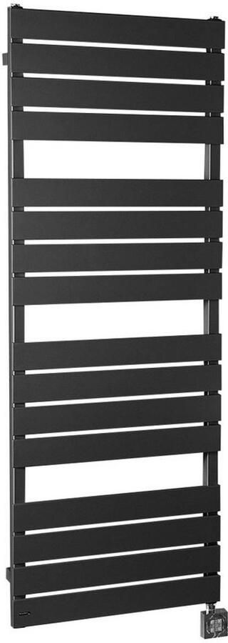 Sapho NIET MEER LEVERBAAR! Designradiator Santina Recht 55x152 cm 800W Antraciet