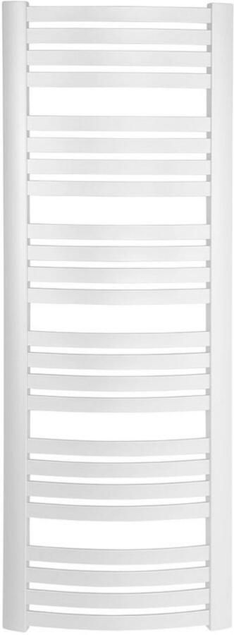Sapho Handdoekradiator Sidi Gebogen 59.5x166.7 cm 849W Wit