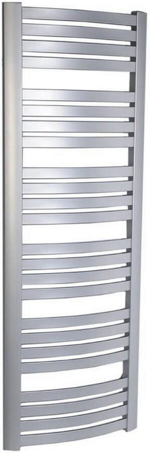 Sapho Handdoekradiator Sidi Gebogen 59.5x166.7 cm 849W Zilver