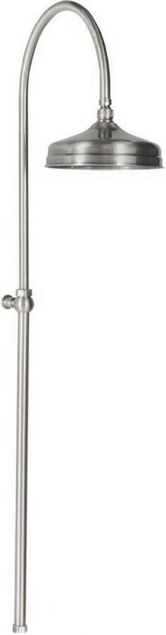Sapho Regendouche Opbouwset Antea Retro Geborsteld RVS (exclusief douchekraan)