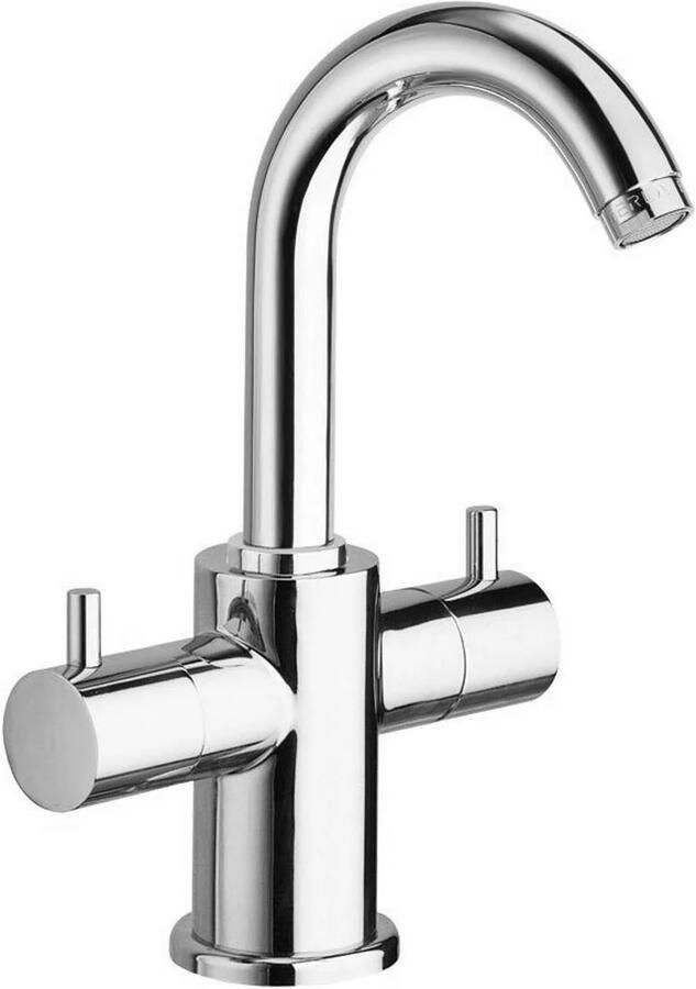 Reitano Rubinetteria Airtech Wastafelmengkraan zonder klikwaste chroom