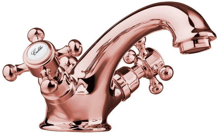 Reitano Rubinetteria Reitano Antea wastafelmengkraan rosa goud inclusief pop-up waste