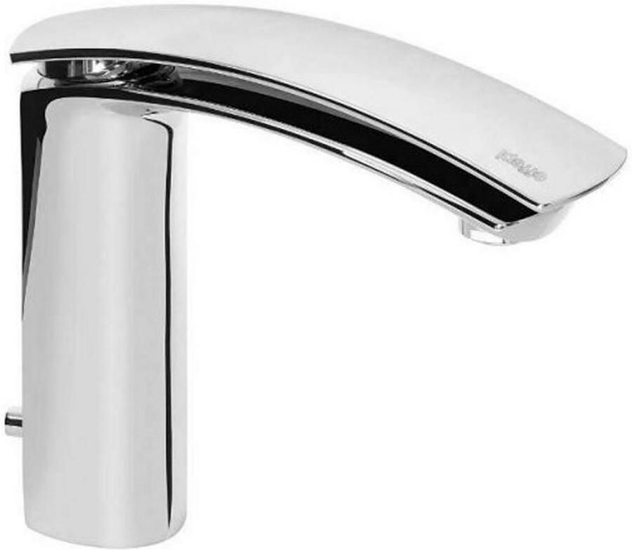 Sapho Wastafelmengkraan Flo 1-hendel Gebogen 18.5 cm Chroom (incl. pop-up waste)