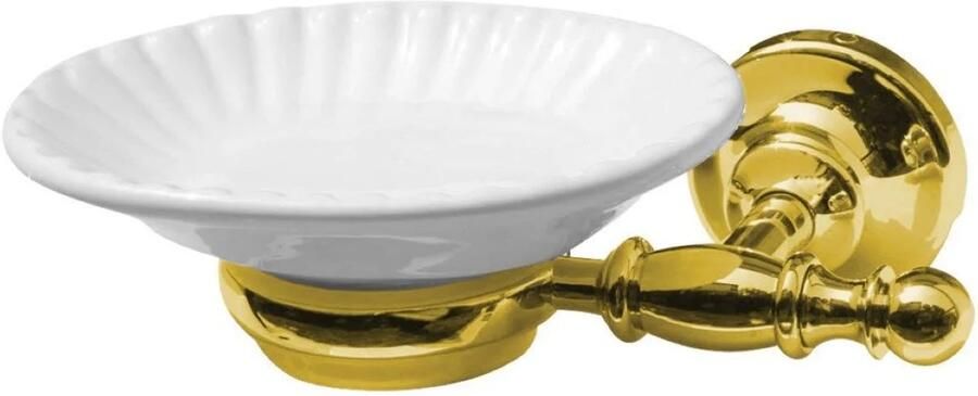 Sapho Zeephouder Perla Hangend 17.3x5.5 cm Goud Wit