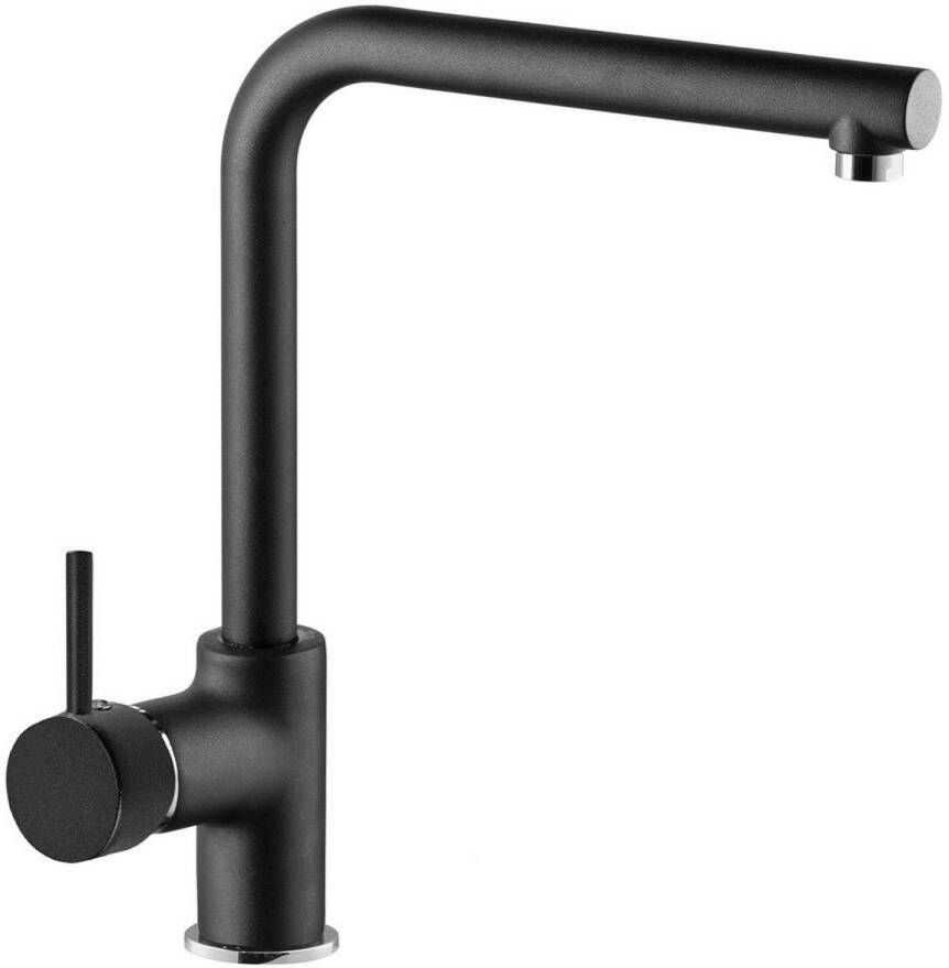 Sapho Wastafelkraan Inova Vrijstaande Mengkraan 31.5 cm Mat Zwart