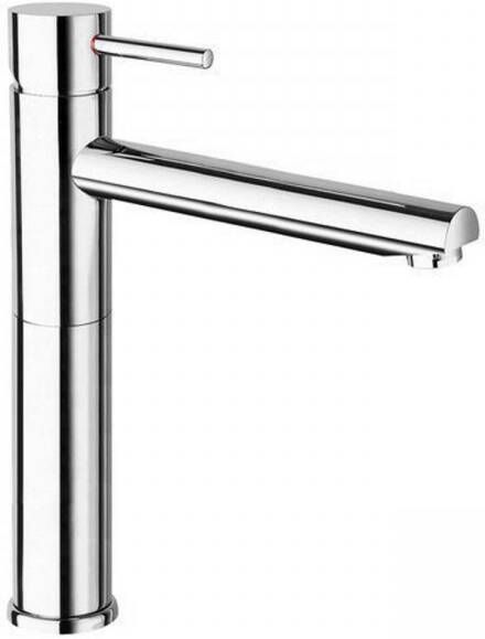 Sapho Rhapsody Verlengde uitloop hoge wastafelmengkraan zonder klikwaste chroom