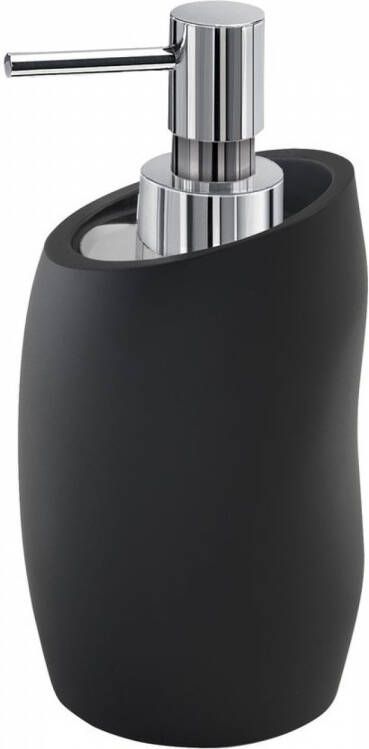 Sapho Zeepdispenser Iside Vrijstaand 16.3x8.5x9.1 cm Polyresin Mat Zwart