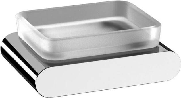 Sapho Zeephouder Flori Hangend 12.2x4.1 cm Chroom Satijnglas