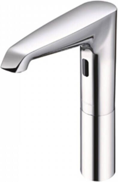 Schell Xeris E HD K elektronische wastafelkraan large v. koud water met stekker trafo 220V met infrarood sensor chroom 012090699