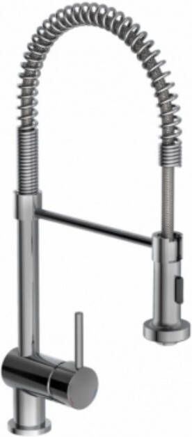 Schütte Keukenmengkraan Schutte Boston Mengkraan met Spiraalveer Chroom - Foto 2