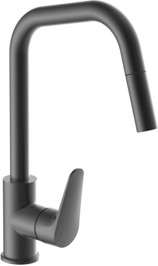 Schütte SCHÜTTE Keukenmengkraan met uittrekbare uitloop SEATTLE matgrafiet