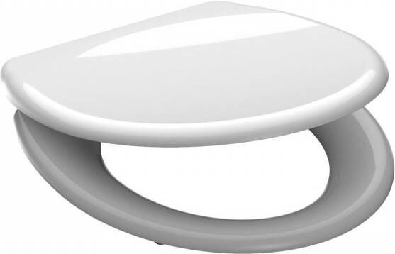 Schütte Toiletzitting Schutte White Duroplast Met Soft Close En Quick Release Wit