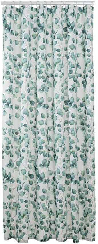 Sealskin Ayra Douchegordijn 180x200 cm Polyester Groen Wit 800143
