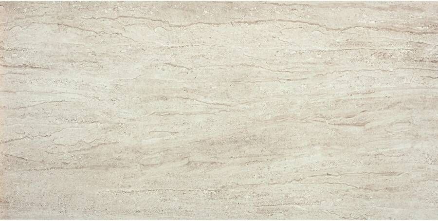 Serenissima Vloertegel Travertini Due 60x120 cm Glans Bianco