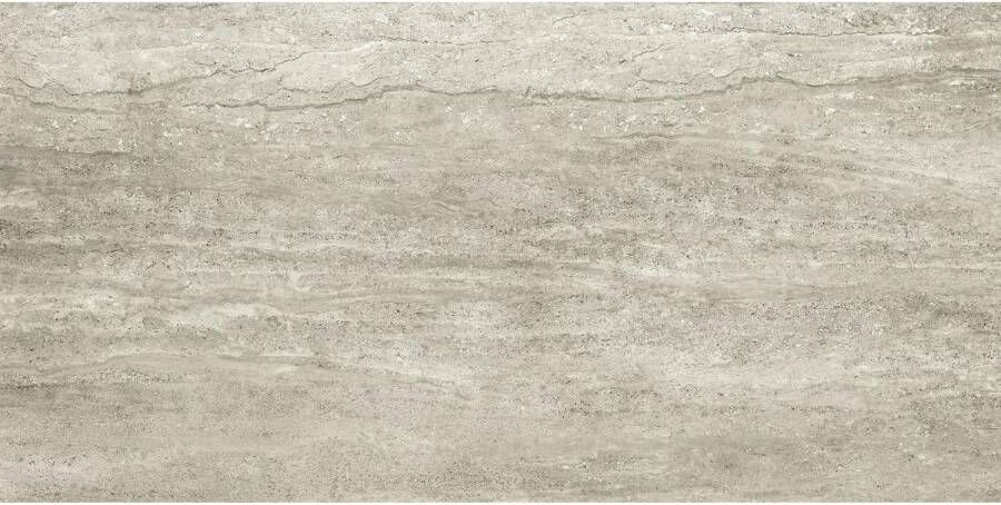 Serenissima Vloertegel Travertini Due 60x120 cm Glans Greige