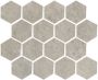 Serenissima Promenade mozaiektegel hexagon 25x30cm Argento - Thumbnail 1