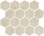Serenissima Promenade mozaiektegel hexagon 25x30cm Sabbia - Thumbnail 1
