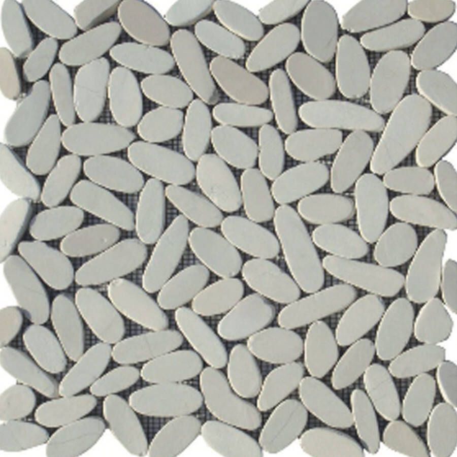 Stardos Slice Pebble White Kiezel 30x30 per vel