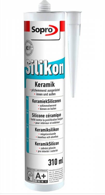 Sopro Keramiek Kit Siliconen 310ml Transparant nr 00
