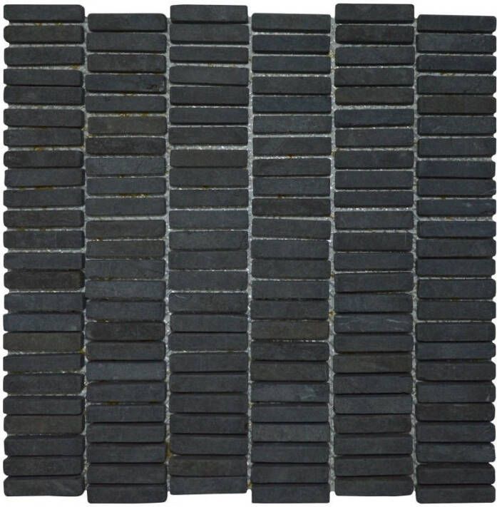 Stabigo Mozaiek Parquet 1x4.8 30x30 cm Marmer Grey