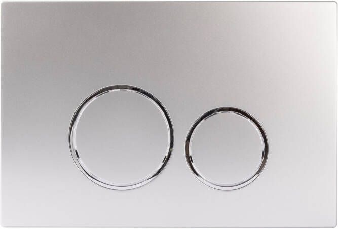 STARBLUEDISC bedieningspaneel dubbele spoeling ronde knoppen ABS kunststof matchroom glans matchroom