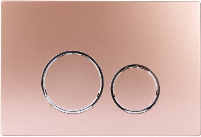 Starbluedisc Doppio bedieningsplaat voor Geberit UP100 UP320 UP720 reservoir chroom rose gold 415.161.650