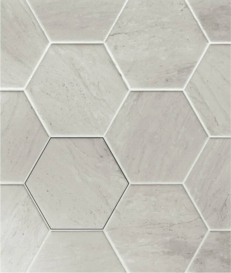 Stardos Verona Hexagon Grey Keramiek 13.9x16 cm