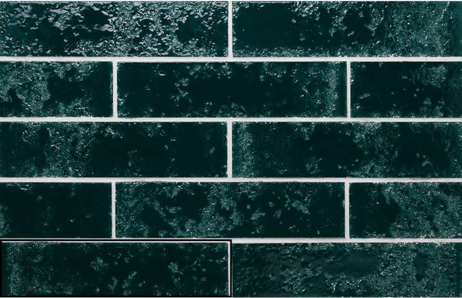 Stardos Wandtegel Pukka 6 4x26 cm Jade Blue
