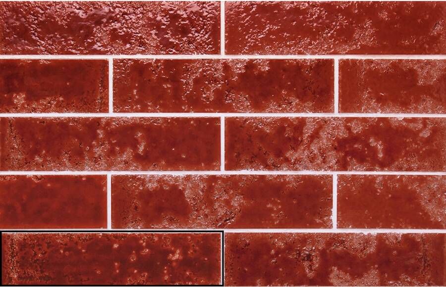 Stardos Wandtegel Pukka 6 4x26 cm Terracotta