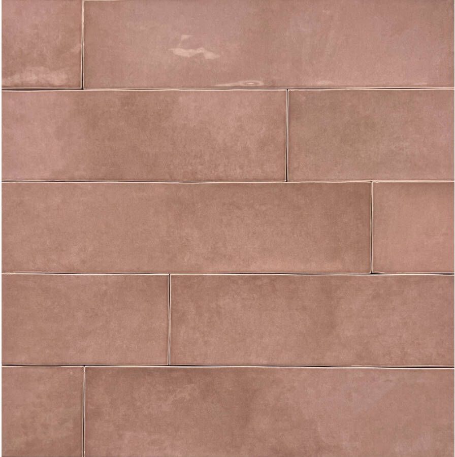 Stardos Zellige Rosé Keramiek 6.2x25 cm Rose